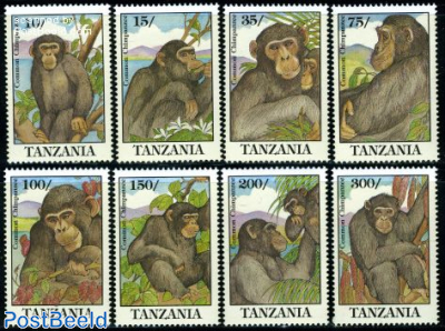 Chimpansees 8v