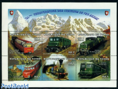 150 Years Swiss railways 6v m/s