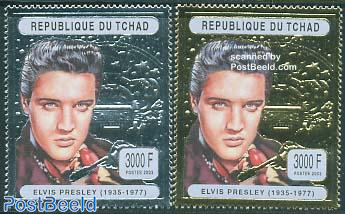 Elvis Presley 2v (silver/gold)