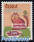 Last millennium stamp 1v