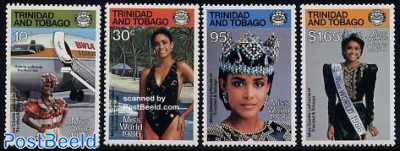 Miss world 1986 4v