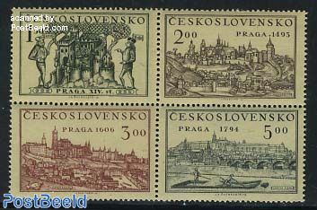 Praha stamp exposition 4v [+]