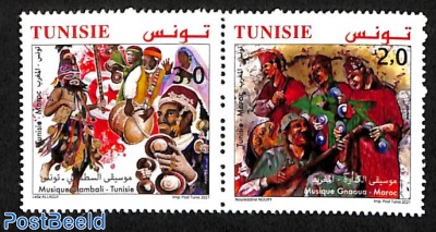 Music 2v, joint issue Morocco