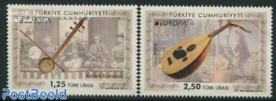 Europa, music instruments 2v