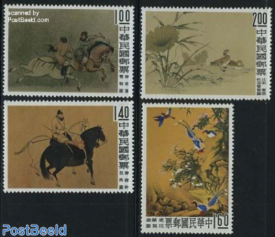 Old chinese paintings 4v
