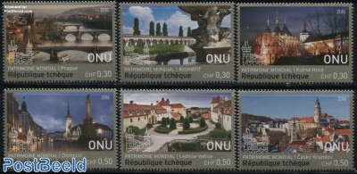 World Heritage Czech Republic 6v (from booklet)