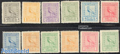 Definitives, bird 12v