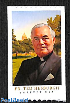 Theodore Hesburgh, coil stamp 1v