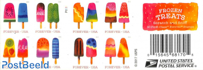 Ice creams 2x10v in foil booklet s-a, double sided