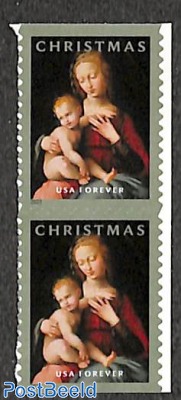 Christmas, Maria with Child 2x2v, double sided