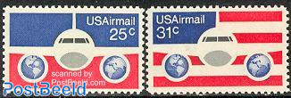Airmail definitive 2v