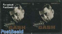 Johnny Cash, imperforated pair
