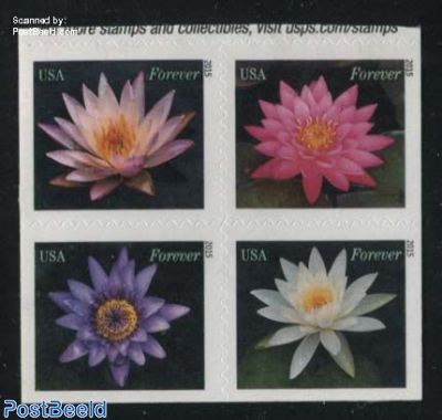 Water Lilies 4v s-a