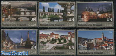 World Heritage Czech Republic 6v (from booklet)