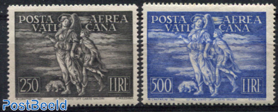 Airmail definitives 2v