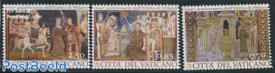 1700 Years Edict of Milan 3v