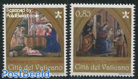 Christmas 2v, joint issue Aland