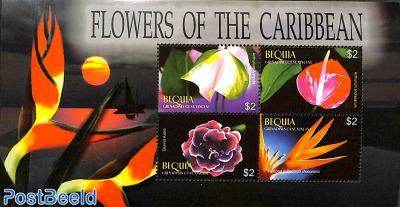 Bequia, Flowers 4v m/s