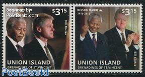Nelson Mandela, Bill Clinton 2v [:]