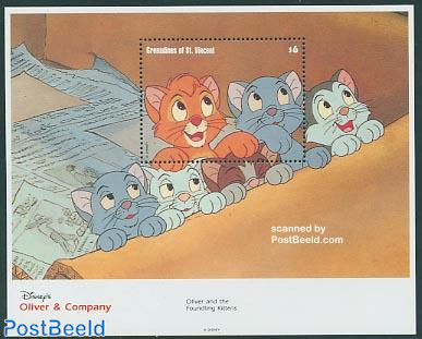 Disney s/s, Oliver & Foundling kittens