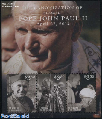 Canonization of John Paul II 3v m/s