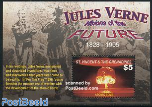 Jules Verne s/s, Atomic bomb