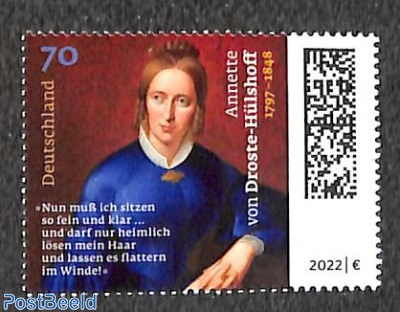 Annette von Droste-Hülshoff 1v