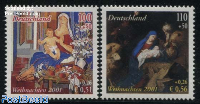 Christmas 2v, joint issue with Spain