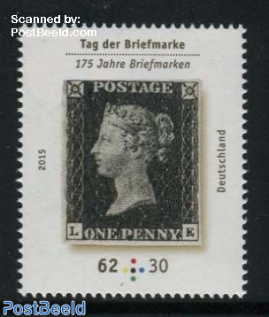 Stamp Day, Penny Black 1v