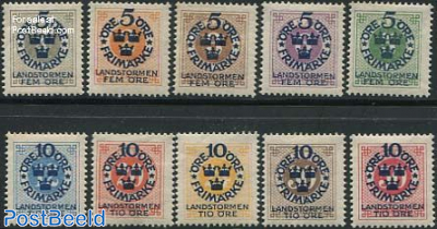 Overprints 10v