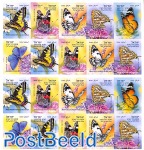Butterflies booklet with 8 menorah's